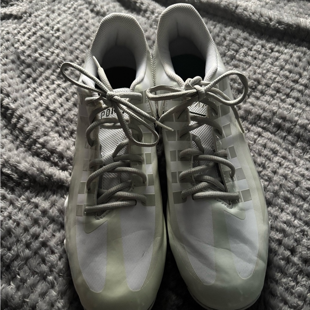 Nike VaporMax White and Gray Athletic Shoes
